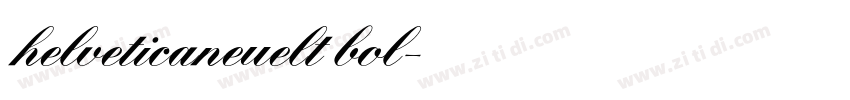 helveticaneuelt bol字体转换